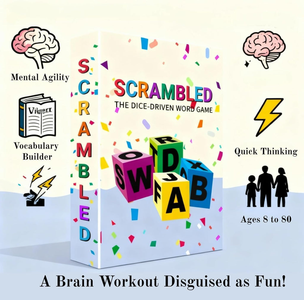 SCRAMBLED The Dice Word Game