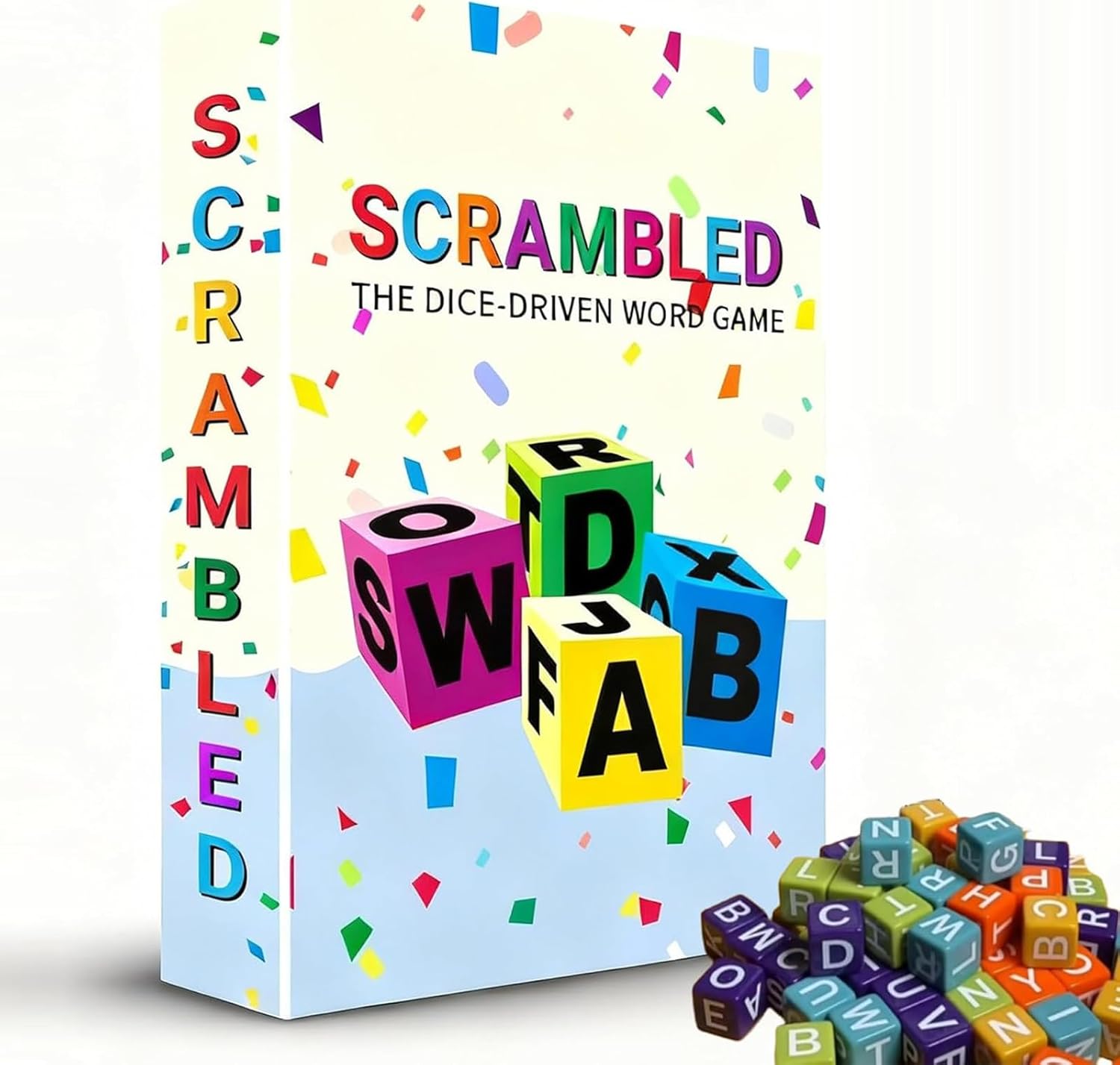 SCRAMBLED The Dice Word Game